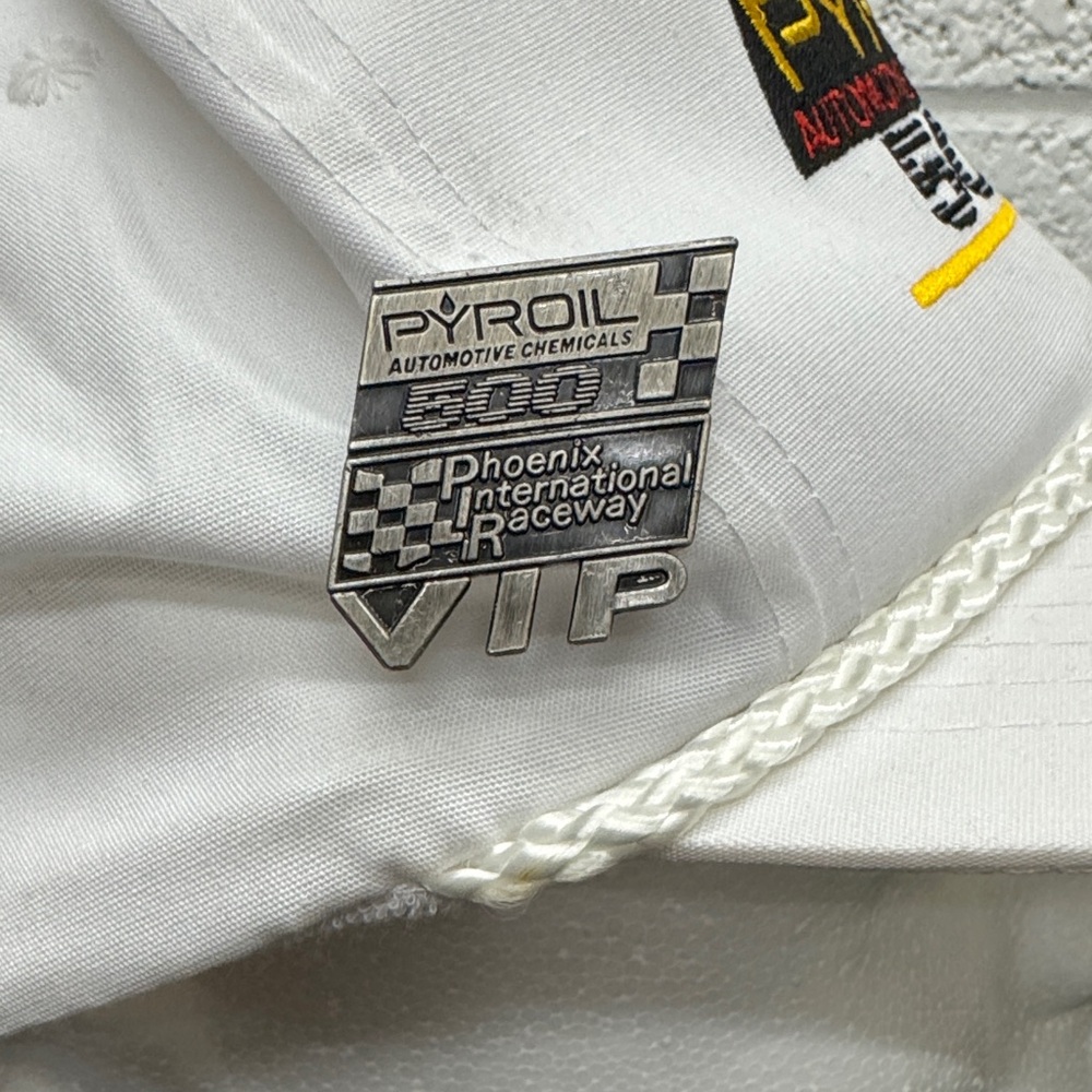 Pyroil White Racing Cap vintage NSCAR - Picture 4 of 10
